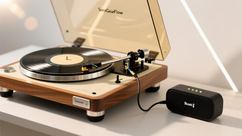 Connect Old Record Player to Bluetooth Speakers