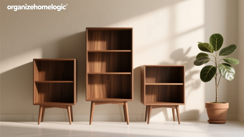 Affordable Mid-Century Modern Shelving Units