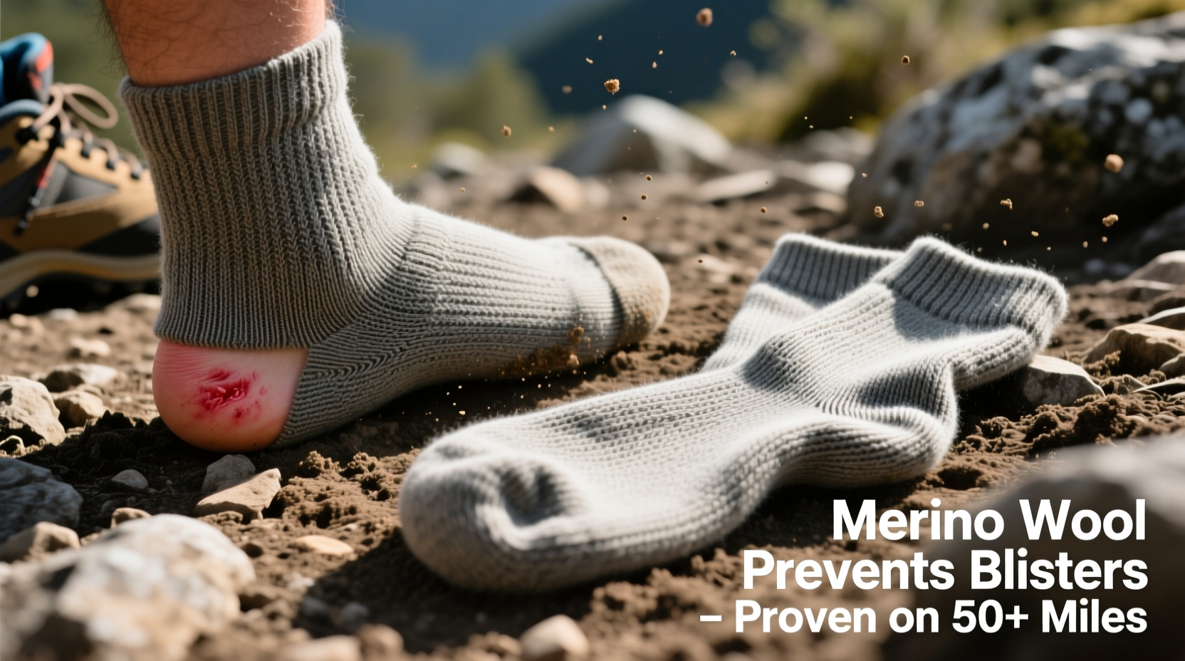 wool socks vs merino wool which prevents blisters during long hikes