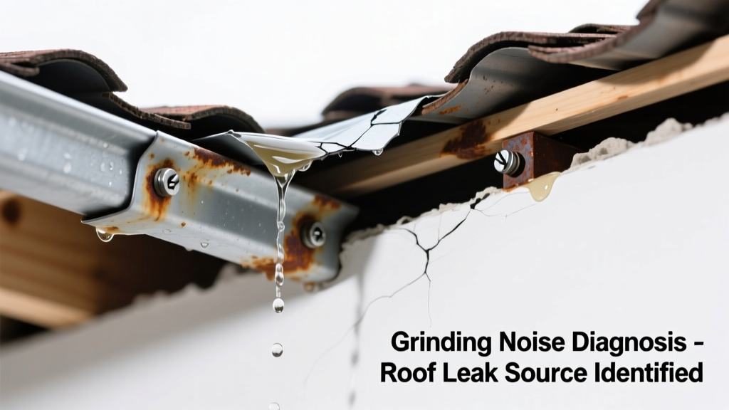 Roof Leak Making Grinding Noise: Quick Diagnosis