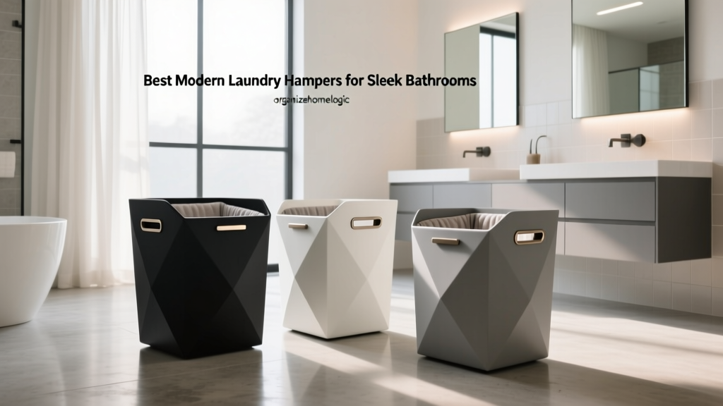 Best Modern Laundry Hampers for Sleek Bathrooms