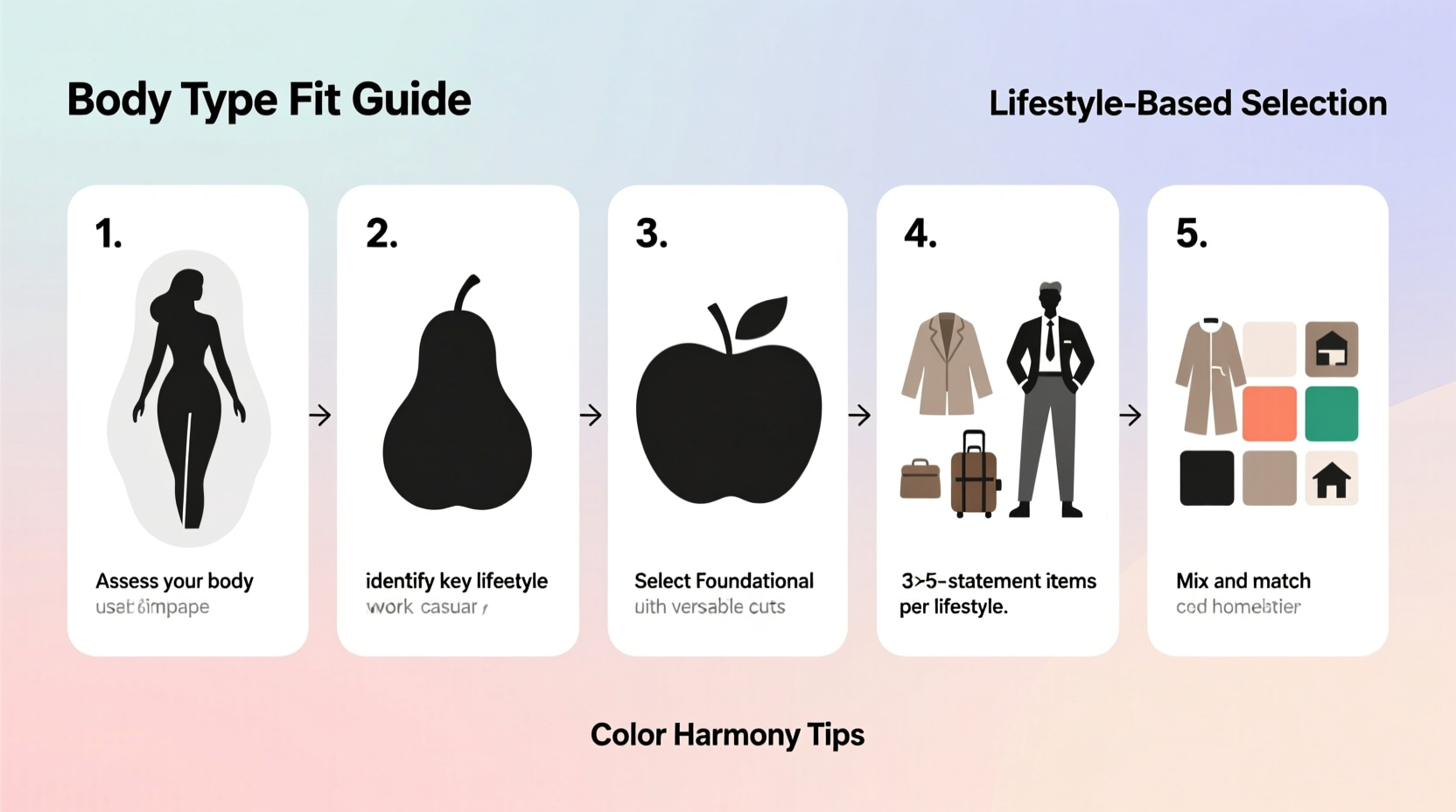 step by step guide to creating a capsule wardrobe that fits your body type and lifestyle
