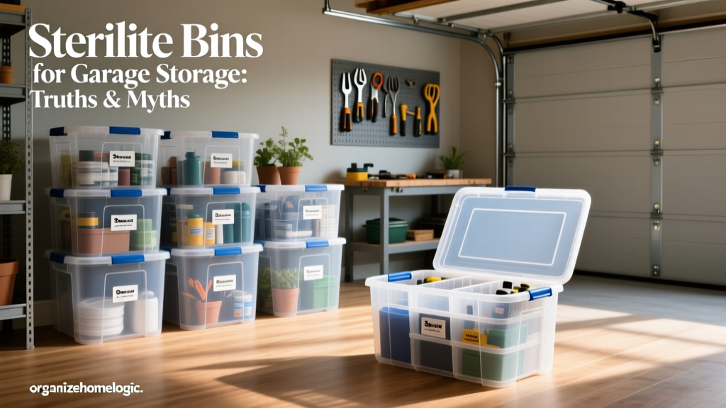 Sterilite Bins for Garage Storage: Truths & Myths