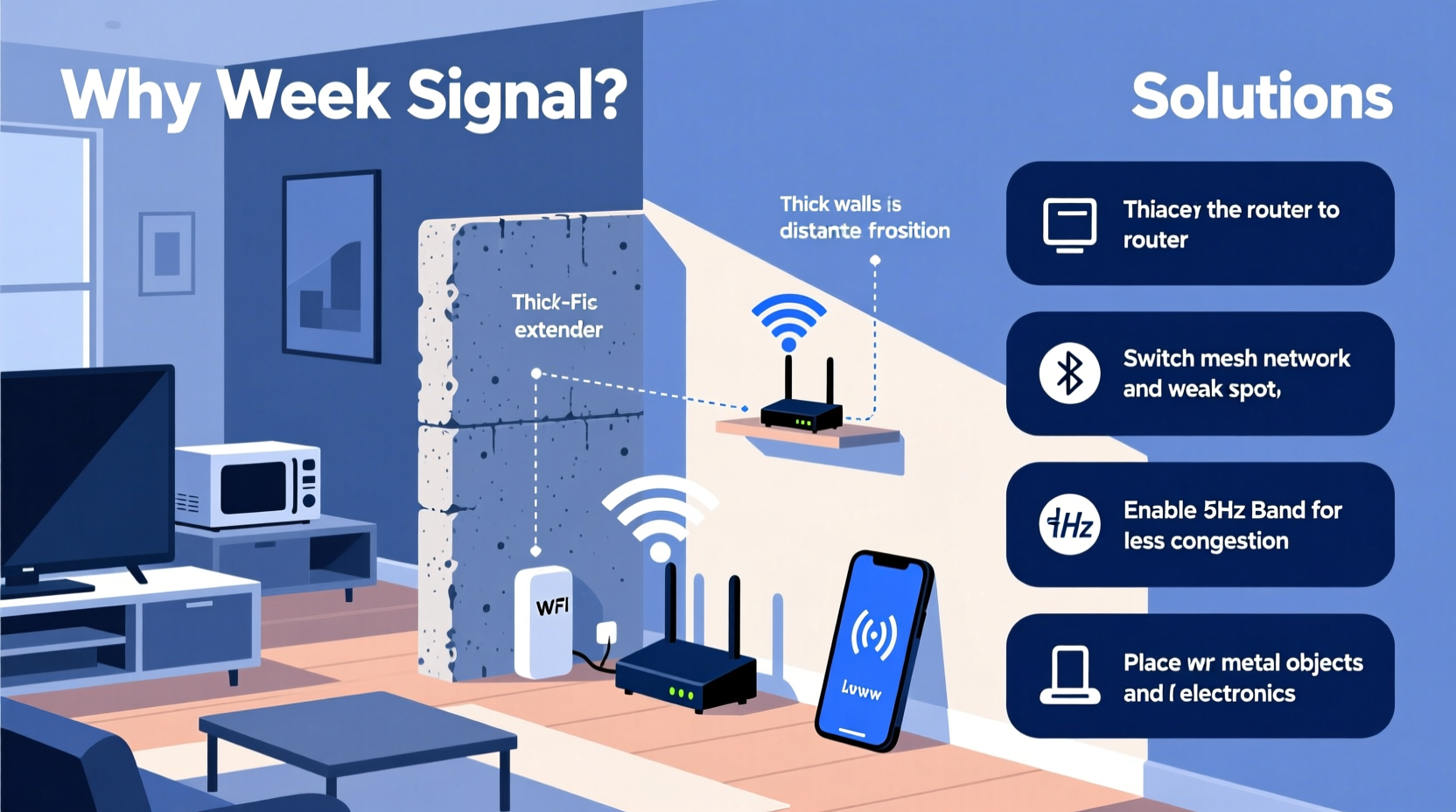 why is my wifi signal weak in one room and easy ways to boost it