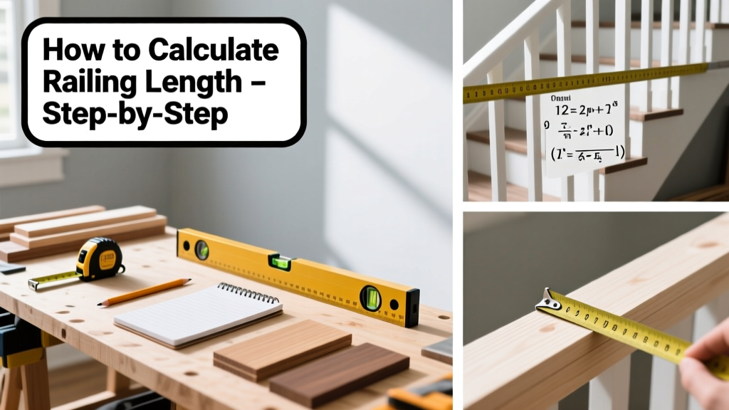 How to Calculate Railing Length for Decks and Stairs