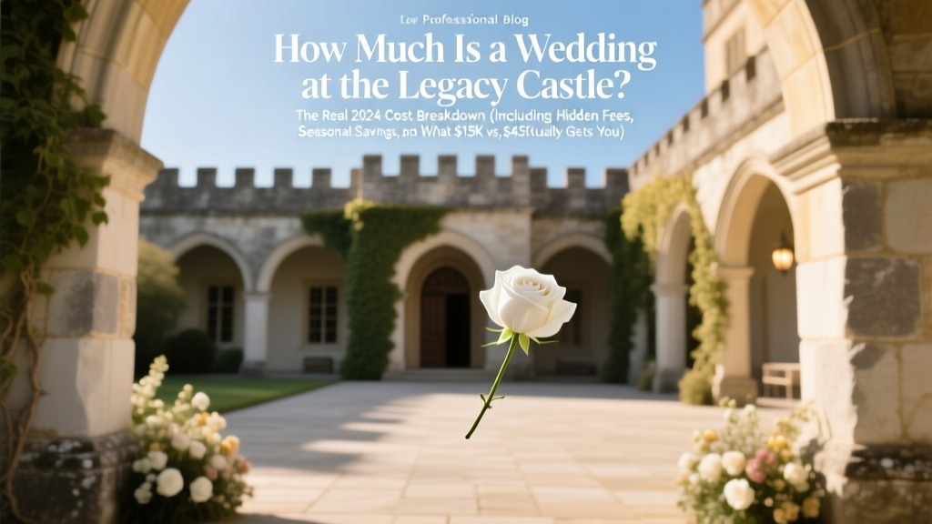 Legacy Castle Wedding Cost Breakdown (2026)