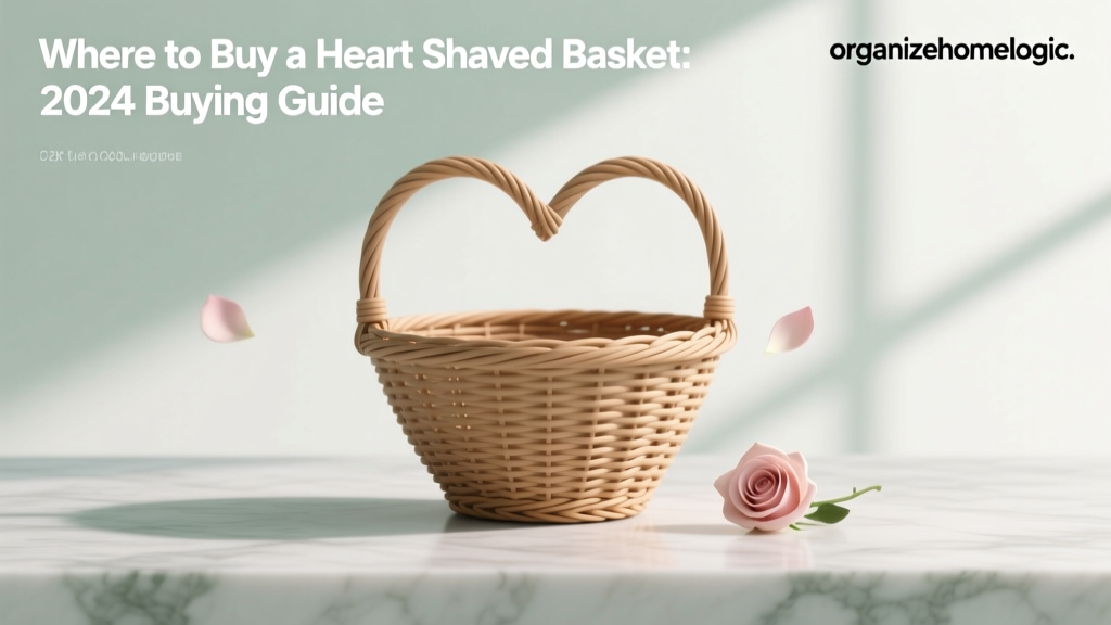 Where to Buy a Heart Shaped Basket: 2024 Buying Guide