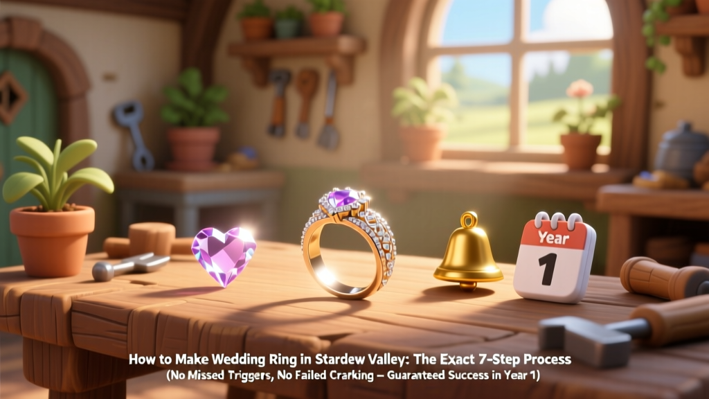 Stardew Valley Wedding Ring: 7-Step Craft (2026)