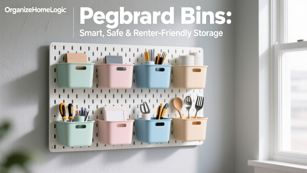 Pegboard Bins: Smart, Safe & Renter-Friendly Storage