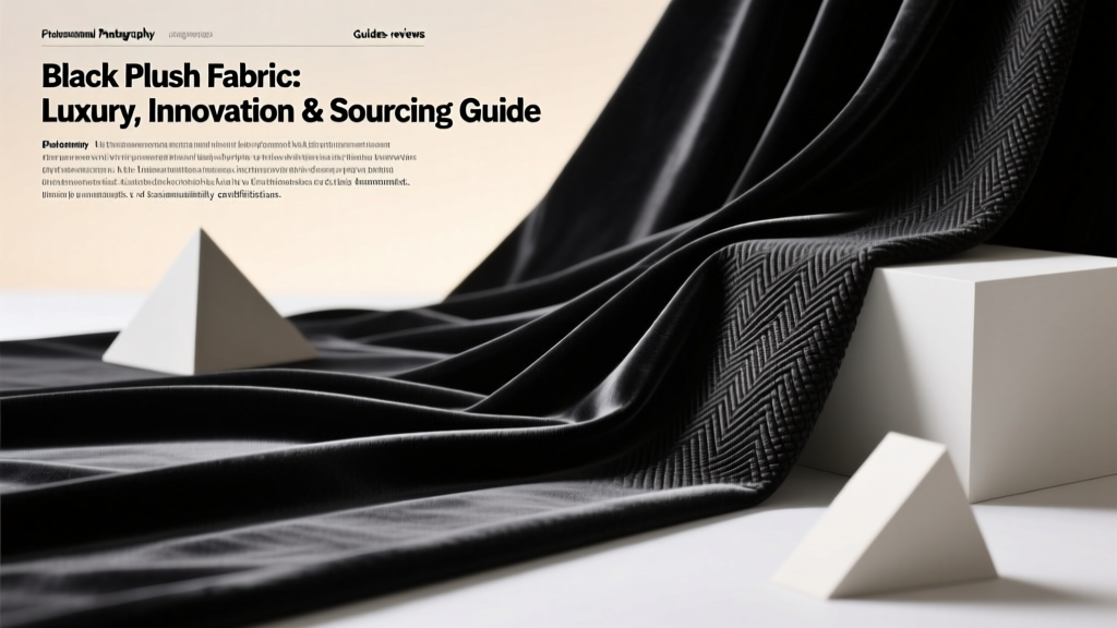 Black Plush Fabric: Luxury, Innovation & Sourcing Guide