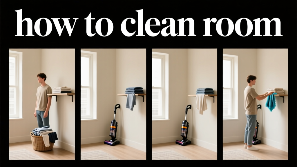 How to Clean a Room: Step-by-Step System