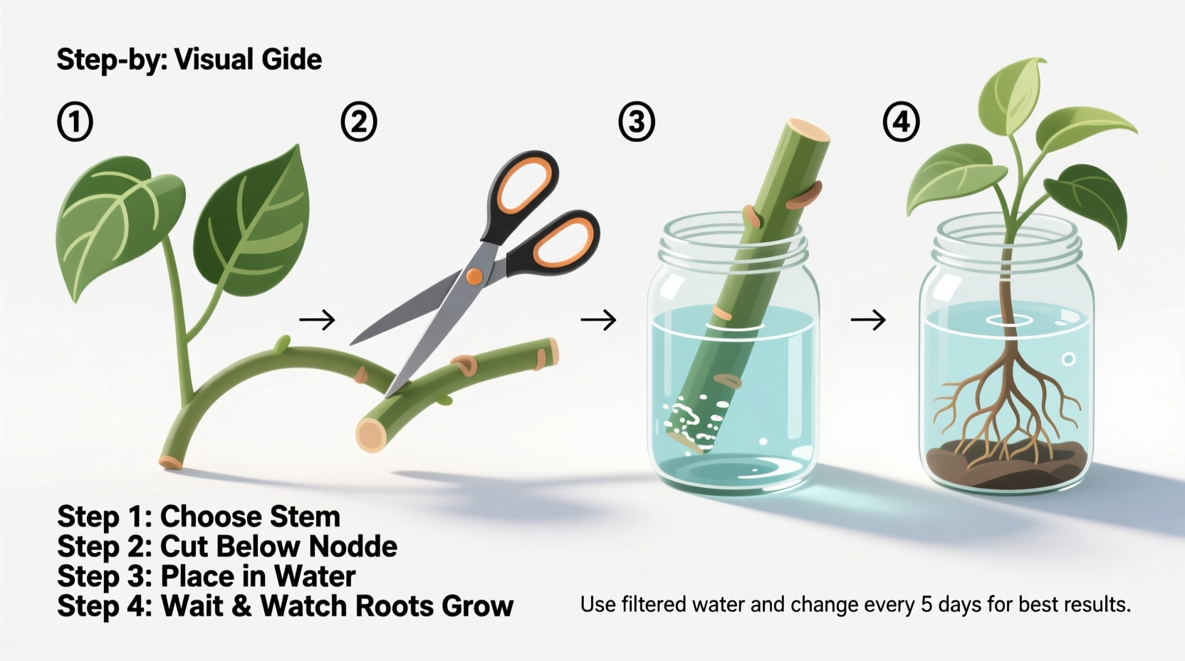 how to propagate pothos in water easy guide for endless plants