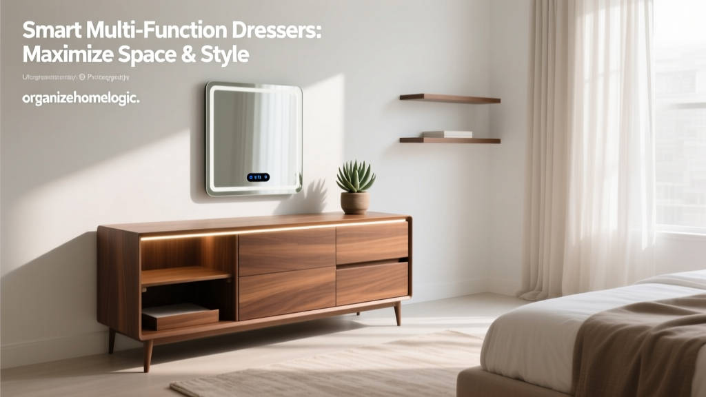 Smart Multi-Function Dressers: Maximize Space & Style