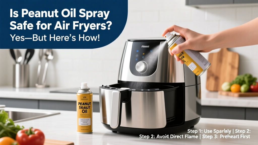 Is Peanut Oil Spray Safe for Air Fryers? Yes—Here’s How