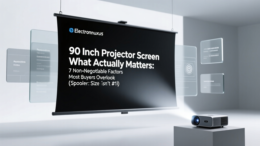 90 Inch Projector Screen What Actually Matters: 7 Non-Negotiable Factors Most Buyers Overlook (Spoiler: Size Isn’t #1)
