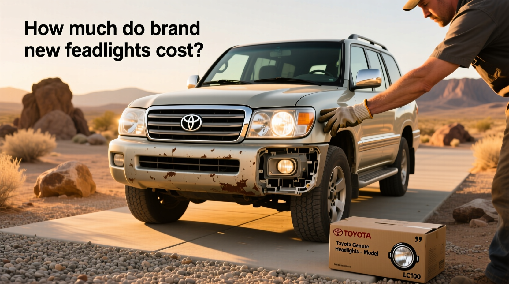 How to choose headlight for toyota land cruiser 100,How much do brand new headlights cost? buying guide