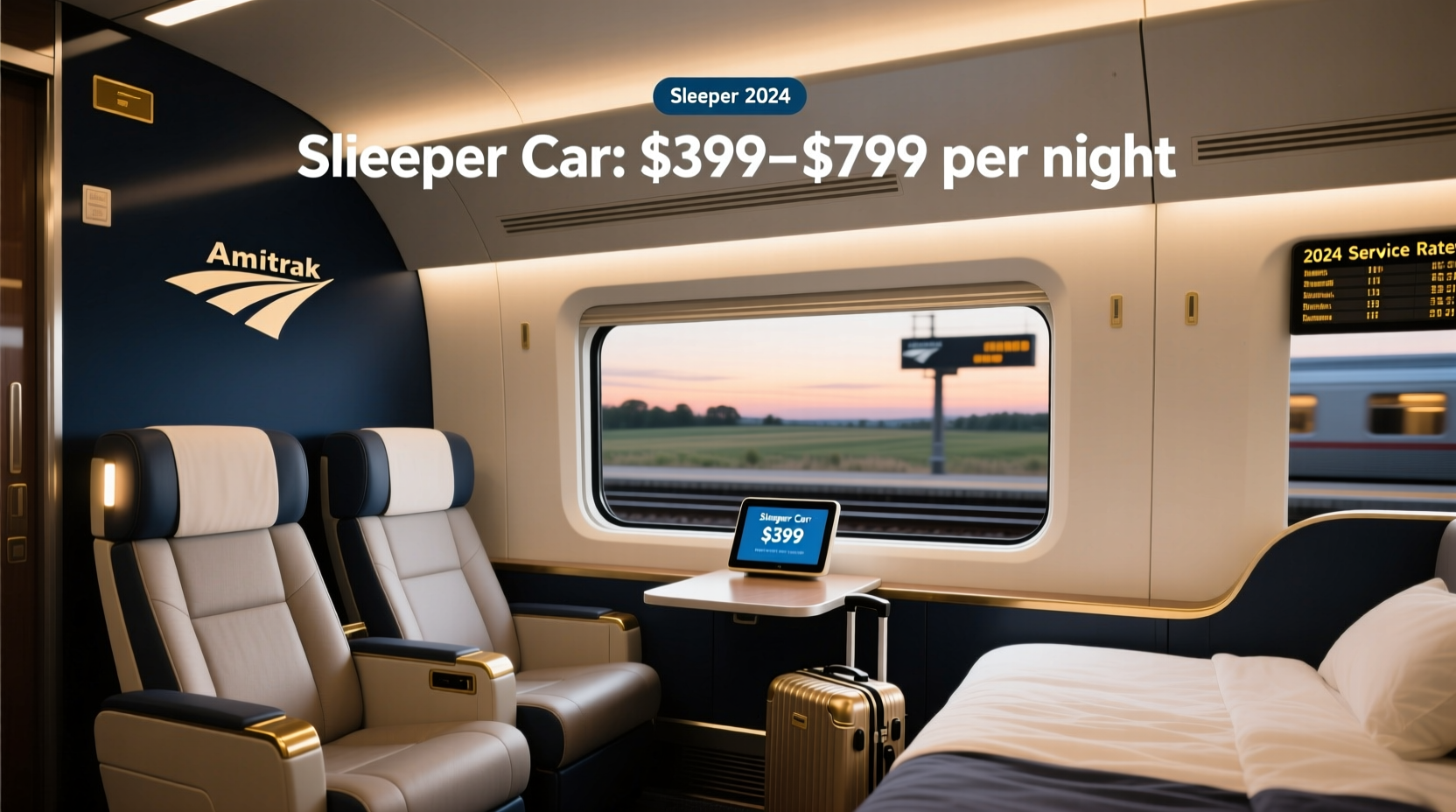 how much is a sleeper car on amtrak