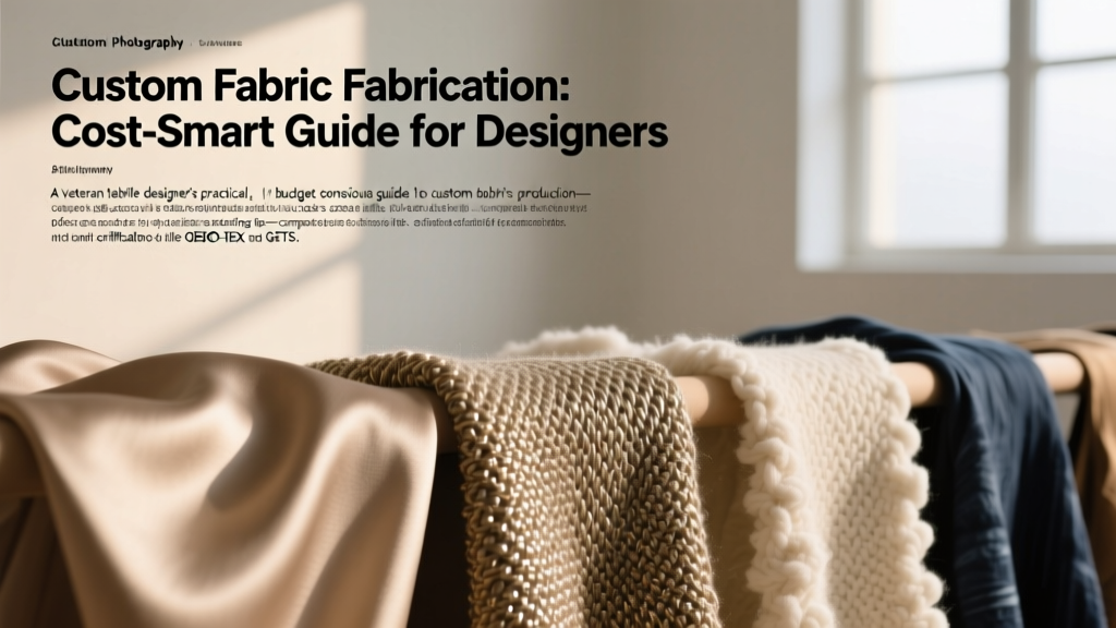 Custom Fabric Fabrication: Cost-Smart Guide for Designers