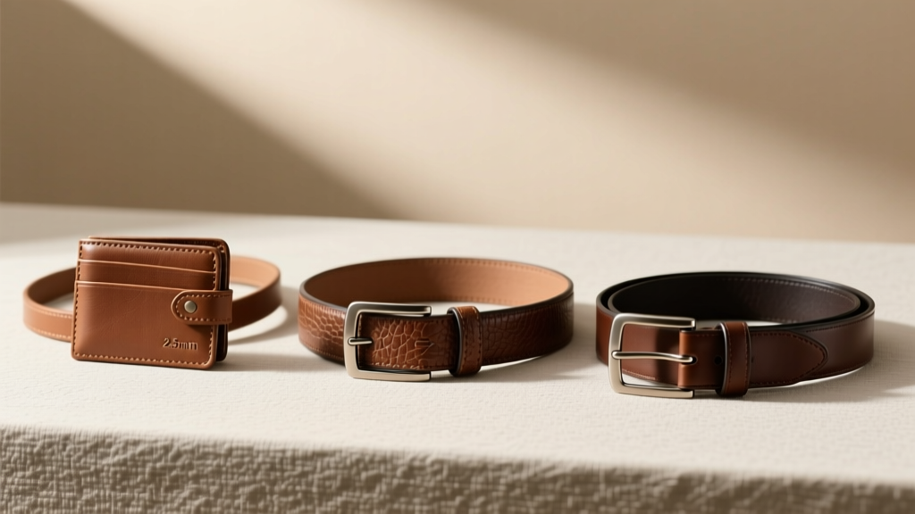 Leather Belts: Thickness Guide for Style & Fit