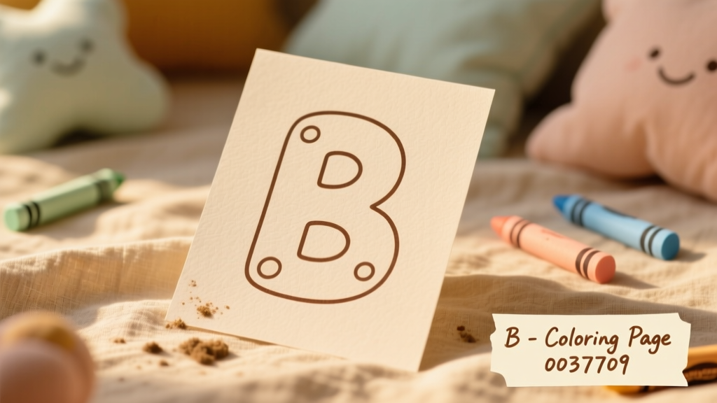 Letter B Coloring Pages: Evidence-Based Benefits, Developmental Milestones, and Practical Tips for Parents and Early Educators