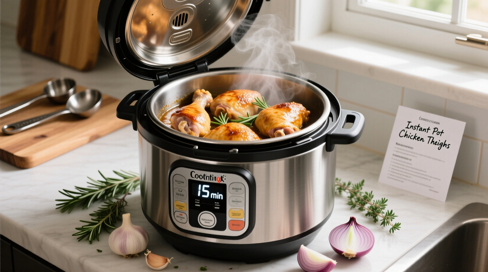 how long to cook chicken thighs in instant pot