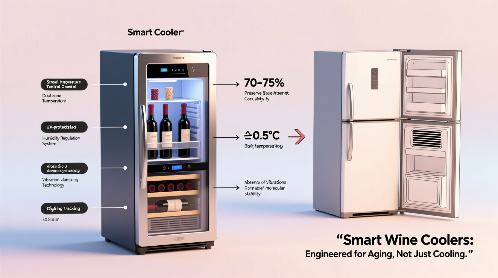 are smart wine coolers just fancy fridges or do they improve aging