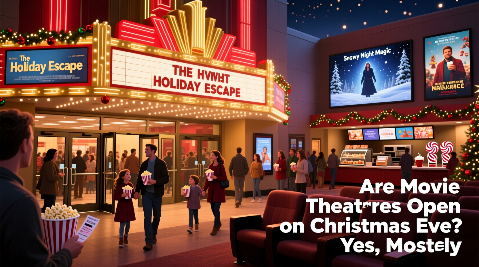 are the movie theaters open on christmas eve