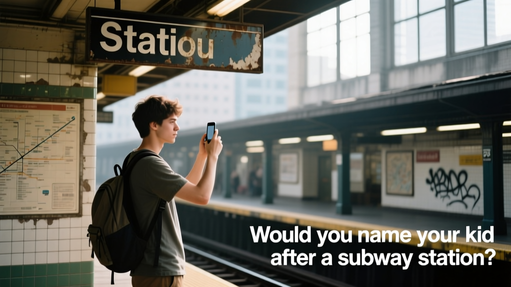 Would You Name Your Kid After A Subway Station? The Surprising Rise of Transit-Inspired Baby Names