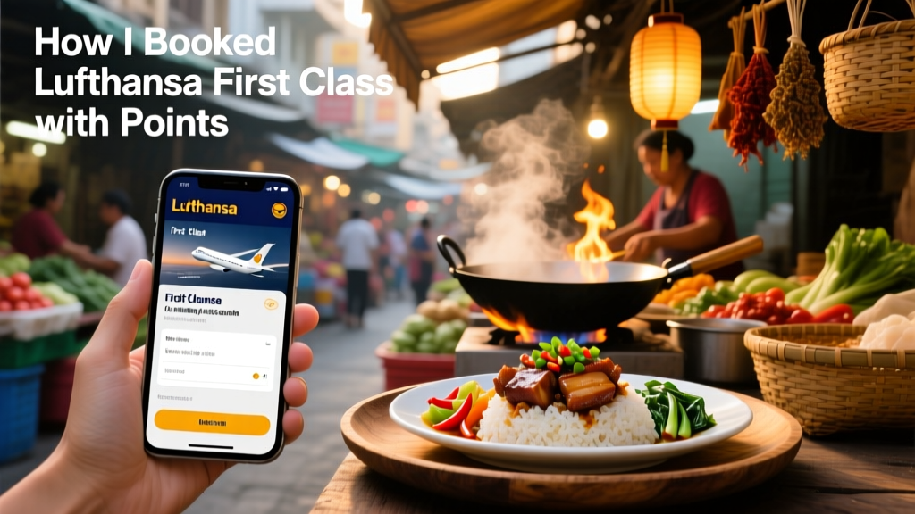 How I Booked Lufthansa First Class With Points: A Real-World Redemption Breakdown