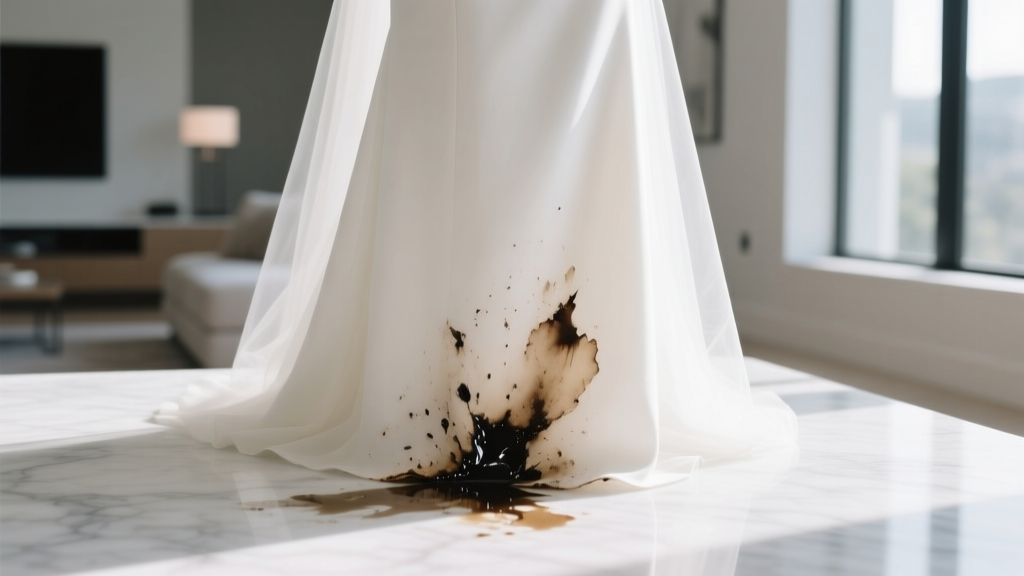 Easy & Proven: How to Get Tar Out of Wedding Dress