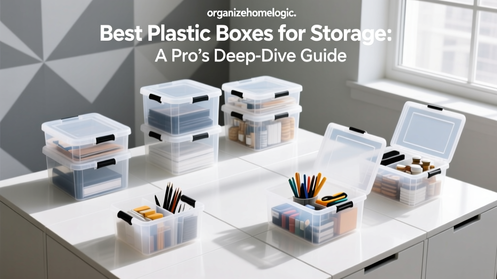 Best Plastic Boxes for Storage: A Pro’s Deep-Dive Guide