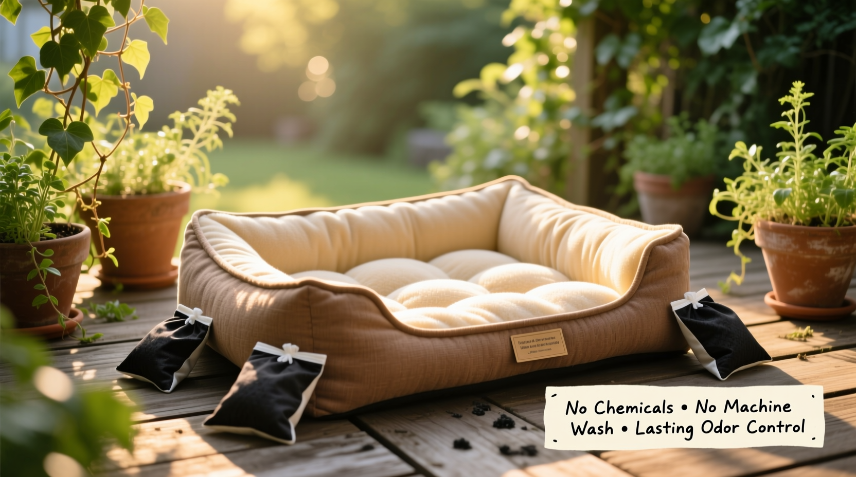 eco friendly cleaning refresh memory foam pet beds