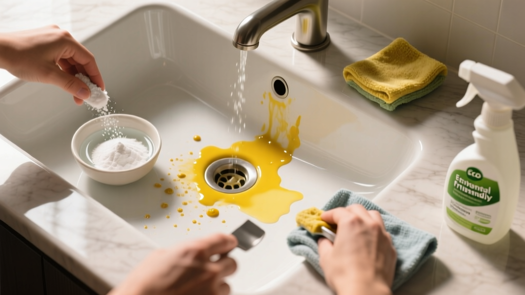 Easy & Proven: How to Get Mustard Out of Sink Fast