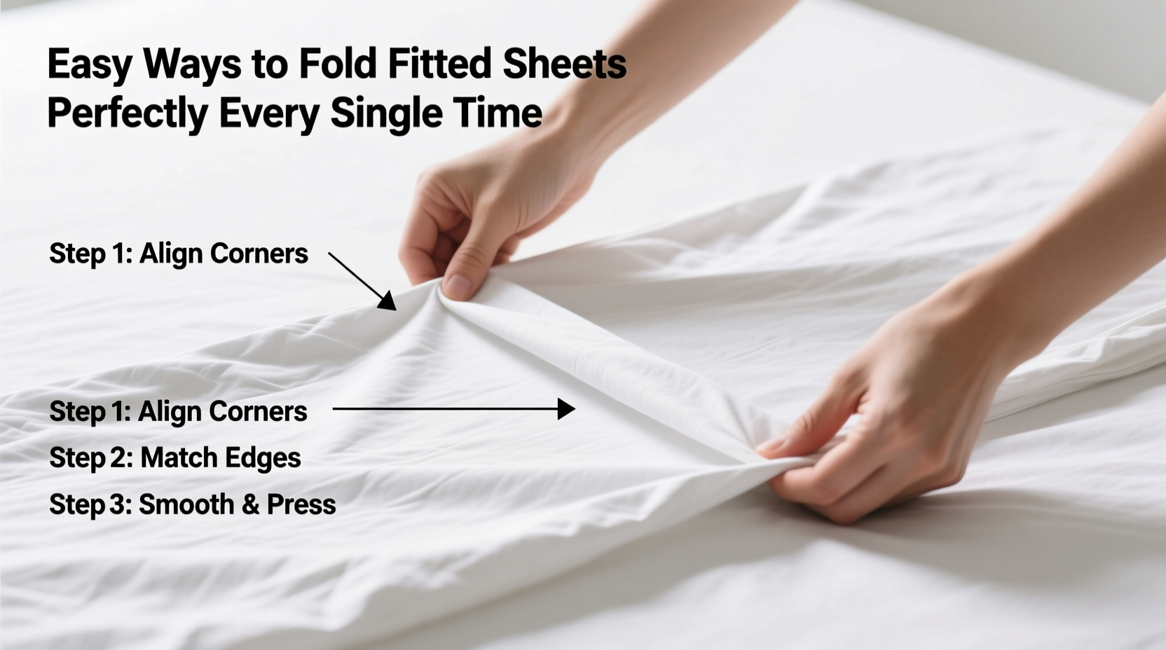 easy ways to fold fitted sheets perfectly every single time