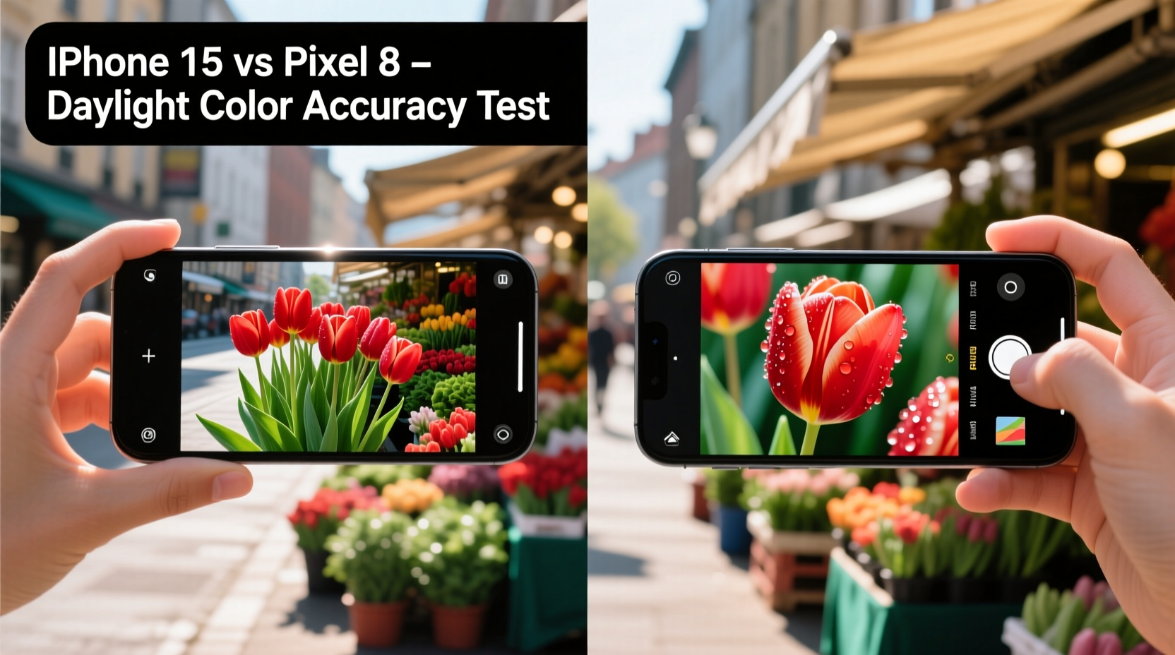 iphone 15 vs pixel 8 camera which captures truer colors in daylight