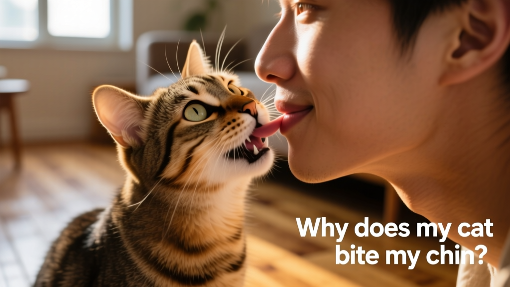 Why Does My Cat Bite My Chin?