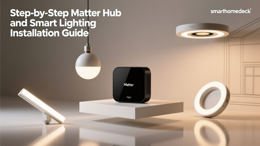 Step-by-Step Matter Hub and Smart Lighting Installation Guide