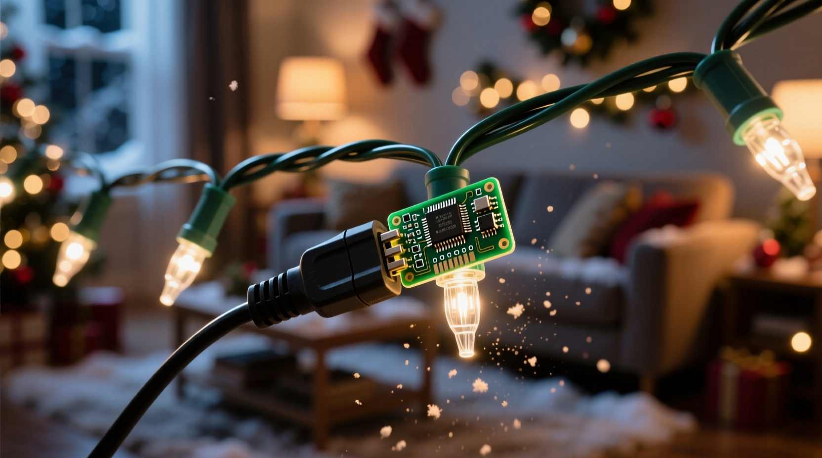 why does unplugging christmas lights sometimes reset their pattern