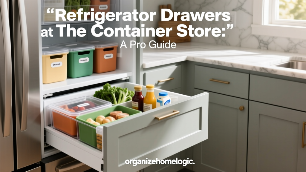 Refrigerator Drawers at The Container Store: A Pro Guide