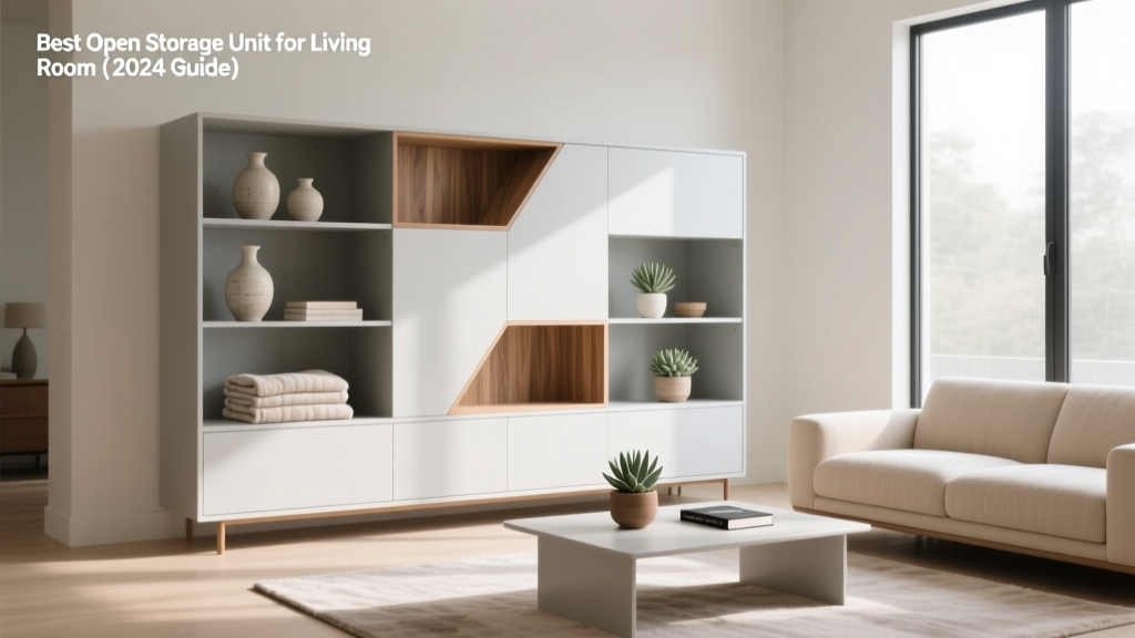 Best Open Storage Unit for Living Room (2024 Guide)