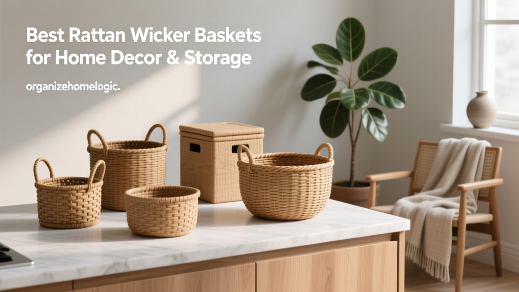 Best Rattan Wicker Baskets for Home Decor & Storage
