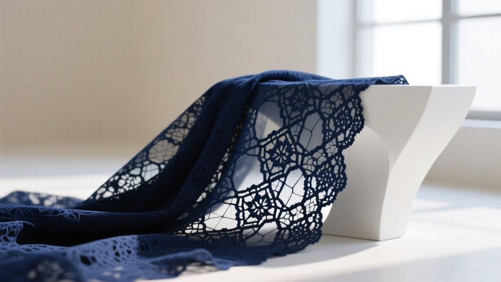 Dark Blue Lace Fabric: A Designer’s Technical Guide