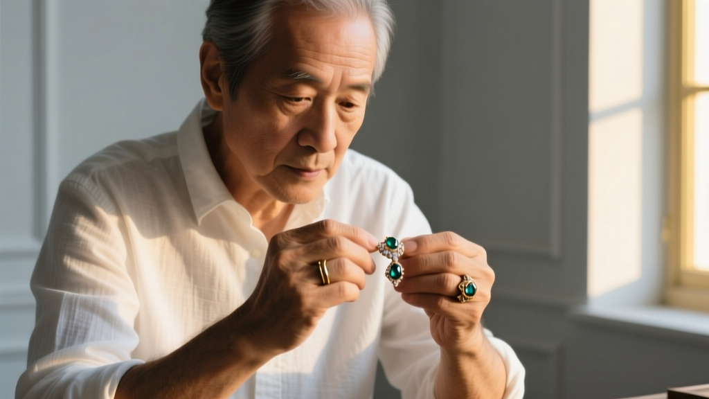 Close-up of a jeweler