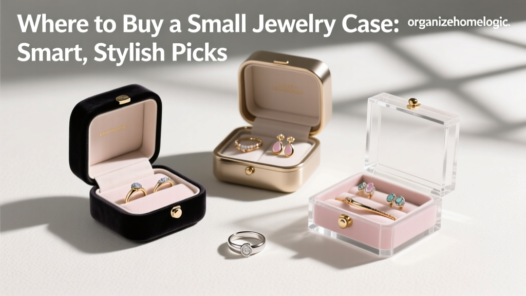 Where to Buy a Small Jewelry Case: Smart, Stylish Picks