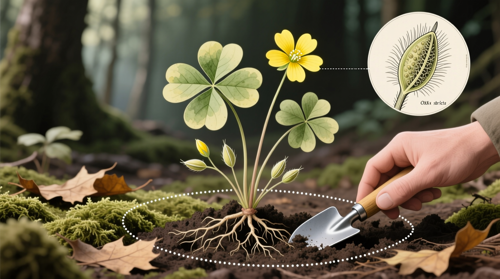 identifying and controlling yellow woodsorrel