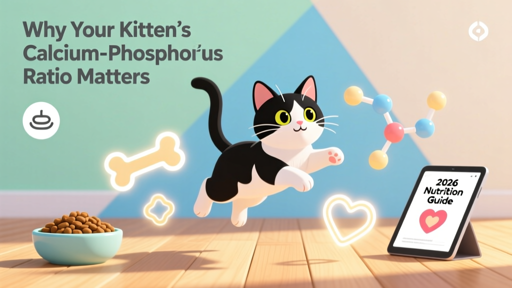Why Your Kitten’s Calcium-Phosphorus Ratio Matters in 2026