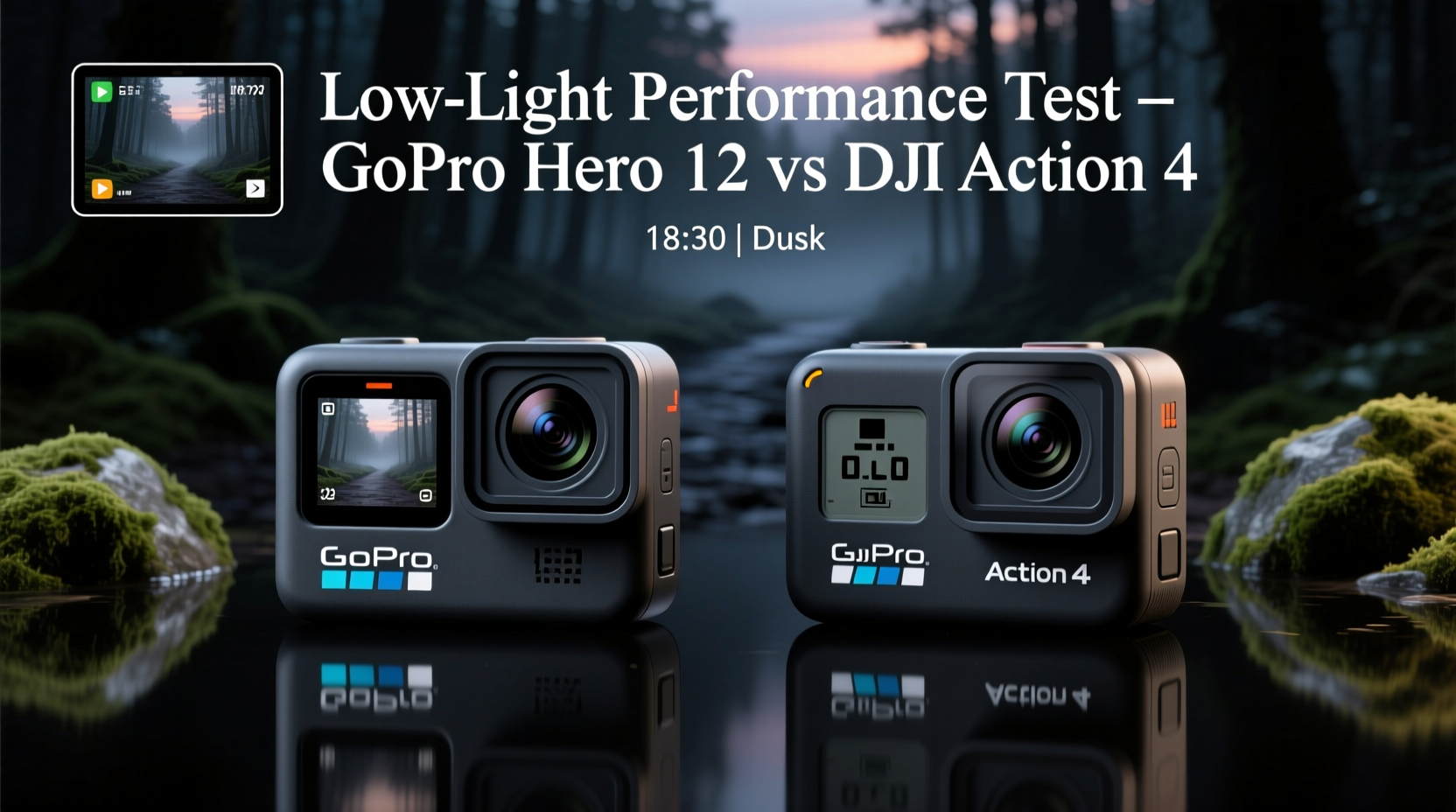 gopro hero 12 vs dji action 4 which action camera handles low light better