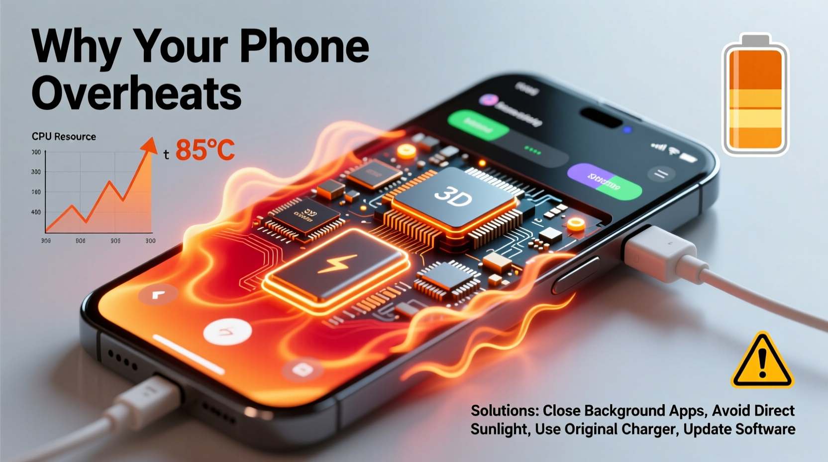 why does my phone overheat when using certain apps and how to stop it