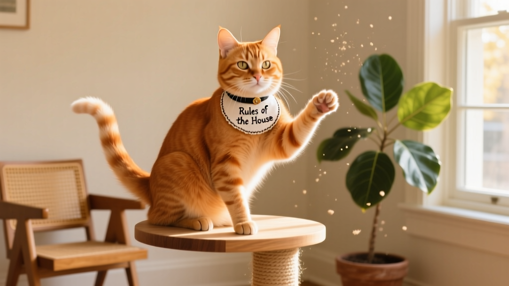 Sassy Orange Kitty Schools Cat Sitter on the ‘Rules of the House’ Like the Boss Queen She Is