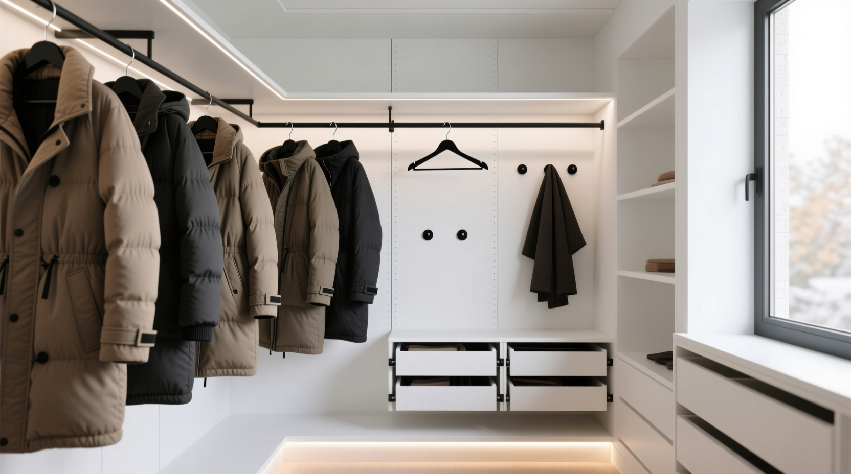 closet organization tips for tiny spaces